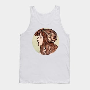 Vintage art portrait Tank Top